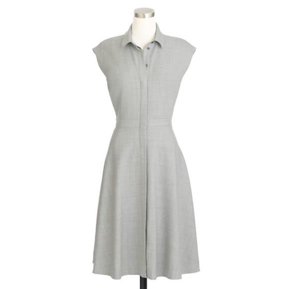 J. Crew Dresses & Skirts - J Crew Super 120s cap-sleeve shirt dress- Size 6